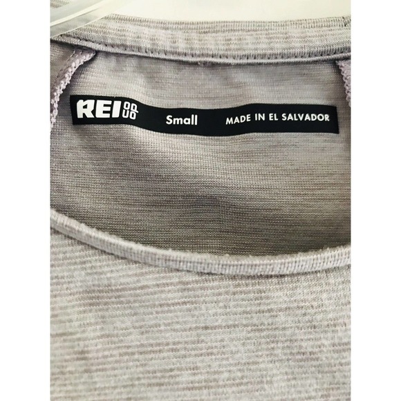REI | Women's Grey Long Sleeve Crew Neck Pullover Pursuits Shirt Size Small - Picture 9 of 9